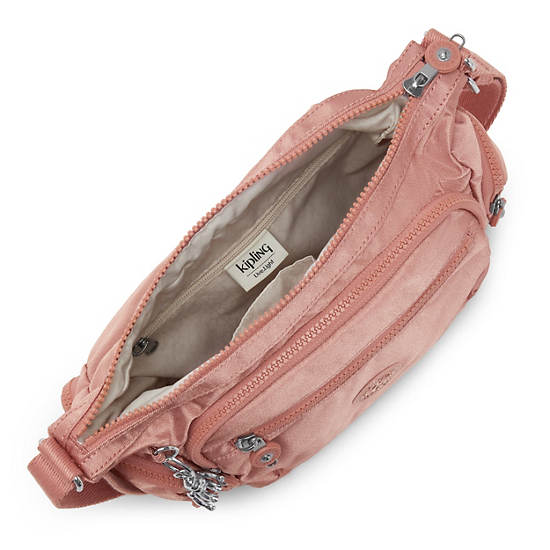 Sacs Crossbody Kipling Gabbie Small Metallic Rose | FR 2073TC
